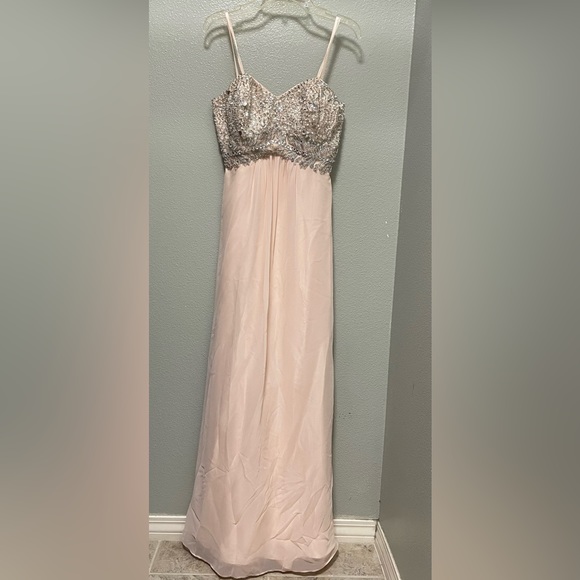 Strapless Dress | Soft Pink | Size 4 - Picture 2 of 5